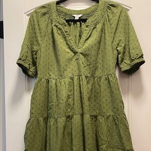 Crown & Ivy Olive Green Dress